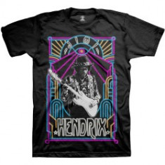 Tricou Unisex Jimi Hendrix: Electric Ladyland Neon foto