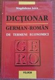 Dicționar german-roman de termeni economici - Magdalena Leca (2002)