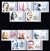 ROMANIA 2005 LP 1672 LP 1681 ANIVERSARI COMEMORARI PERSONALITATI I + ANIVERSARI COMEMORARI PERSONALITATI II SERII MNH, Nestampilat
