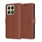 Husa pentru Xiaomi 14T, Techsuit, Leather Folio, Maro