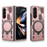Husa pentru samsung galaxy z fold 6 - guard pro, rose gold