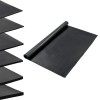Covor Cauciuc Antialunecare VidaXL 1.2x2m, 1mm Grosime, Negru, Protectie Podea Garaj Birou, Universal