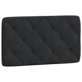 Cumpara ieftin Perna tablie de pat, negru, 80 cm, catifea