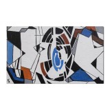 Tablou pictat maual birou, living, Fantezie in abstract - 100x60cm ulei pe panza in cutit efect 3D