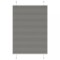 Gossi jaluza plisata antracit 95x150 cm latime tesatura 94,4 cm