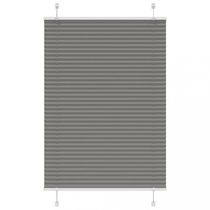 vidaXL Jaluzea plisată Antracit 85x150 cm Lățime țesătură 84,4 cm