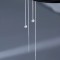 Cercei Argint 925, Model Lungi Cu Lant Subtire Si Biluta, Design Minimalist Si
