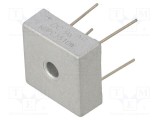 Punte redresoare monofazată Urmax 1kV 35A 400A DC COMPONENTS MB-25W
