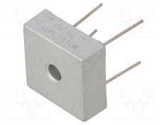 Punte redresoare monofazată Urmax 1kV 35A 400A DC COMPONENTS MB-25W