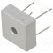Punte redresoare monofazată Urmax 1kV 35A 400A DC COMPONENTS MB-25W