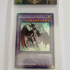 Cartonas de colectie 2021 YU-GI-OH! DRAGONMAID SHEOU - gradat 8.5 NM - MINT