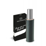 Husa pentru parfum neagra, Equivalenza, 50 ml