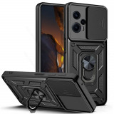 Husa Tech-Protect Camshield Pro pentru Xiaomi Poco F5 Negru, Carcasa