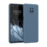 Husa Kwmobile pentru Xiaomi Redmi Note 9S/Redmi Note 9 Pro/Redmi Note 9 Pro Max, Silicon, Albastru, 56562.202, Carcasa