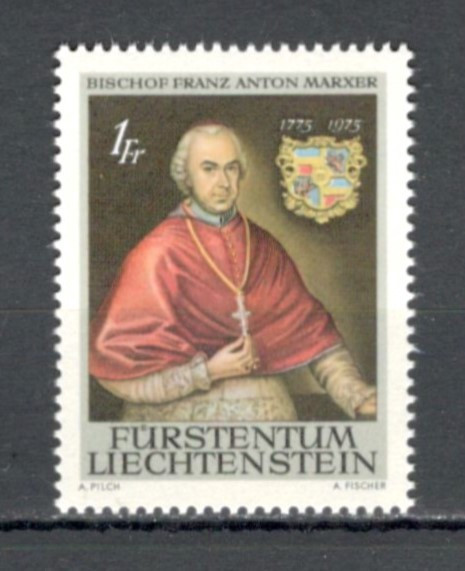 Liechtenstein.1974 200 ani moarte F.A.Marxer-episcop SL.82