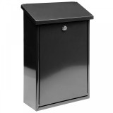 Cutie postala Vorel 78570, otel, 400x250x100mm, Negru, 2 chei