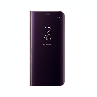 Husa SAMSUNG Galaxy J6 2018 - Flip Wallet Clear (Violet) foto