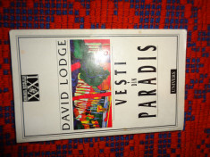 Vesti din paradis - David Lodge 319pagini,an2000 foto