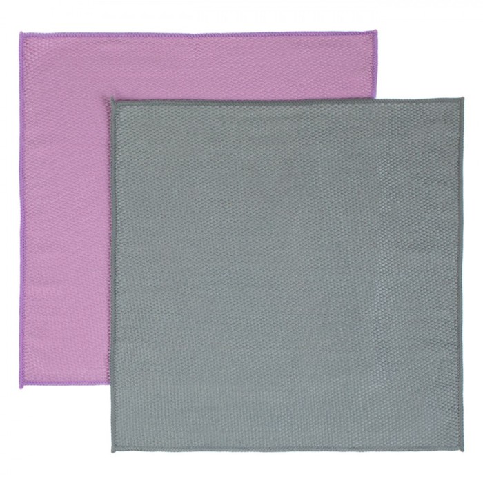 Lavete Microfibre Best Clean, Set 2 Bucăți, Curățare Sticlă, Multicolor