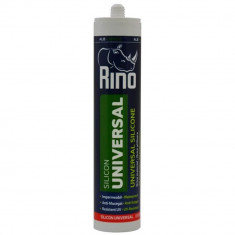 Silicon Universal Rino, Alb, 280 ml, pe Baza de Acid Acetic, Silicon Universal Rino, Silicon pe Baza de Acid Acetic, Silicon Universal Alb, Silicon Pe