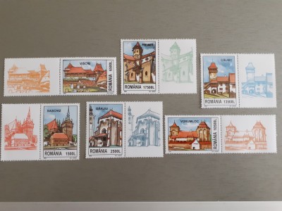 Romania LP 1582a-Cetati sasesti din Transilvania-cu vigneta-MNH foto