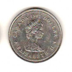 SV * Canada ONE DOLLAR 1982 * 1867 CONSTITUTIA * CONFEDERATIA AUNC+