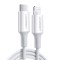 Ugreen - Data Cable Rubber Shell US171 (60749) - USB-C to Lightning MFi, 3A, 2m - White