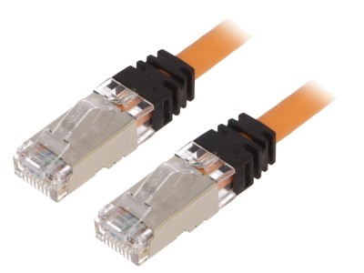 Cablu patch cord S/FTP Cat6a LSZH 1m foto