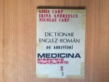 d8 DICTIONAR ENGLEZ ROMAN DE ABREVIERI. MEDICINA, BIOCHIMIE, IMUNOLOGIE