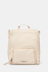 Desigual rucsac TRAMA PRETORIA femei, culoarea bej, mic, neted, 25SAKP21