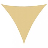 Cumpara ieftin Parasolar, nisipiu, 4x4x4 m, 100% poliester Oxford