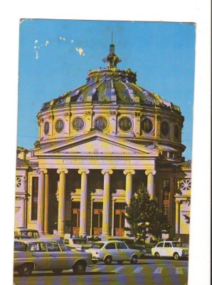 CPIB 17103 CARTE POSTALA - BUCURESTI. ATENEUL, AUTOTURISM foto