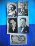 HOPCT LOT NR 1320 RUSIA -ACTORI / ARTISTI-5 CARTI POSTALE-NECIRCULATE, Necirculata, Printata