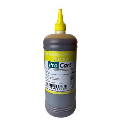 Cerneala Dye compatibila Epson L673, flacon XXL, cantitate 1000 ml, Yellow foto