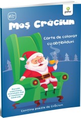Mos Craciun. Carte de colorat cu abtibilduri - Gama