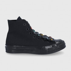 Converse teniși 571430C femei, culoarea negru 571430C.BLACK-BLACK