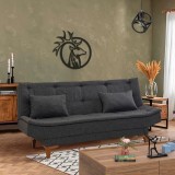 Canapea 3 locuri extensibila Santo Antracit