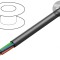 Cablu Difuzor 4x11AWG OFC Negru Neecranat