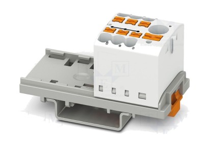 Conector pe șină 24A, 690V, push-in foto
