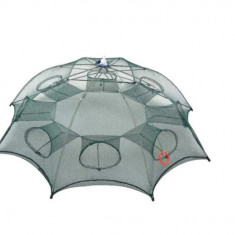 HALAU Crâsnic Varsa tip umbrela pentru raci si pestisori cu 8 intrari 90 x 90cm