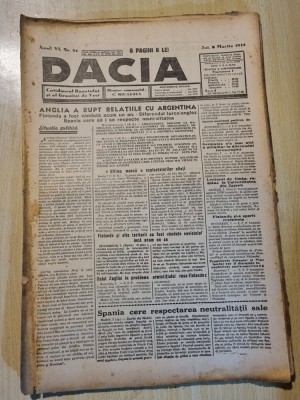 Dacia 9 martie 1944-electrificarea comunelor din zona recas,stiri de pe front foto