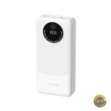 Baterie Externa Dudao K12Pro 20000mAh 22.5W QC + PD 1 x USB-C - 2 x USB-A Alba
