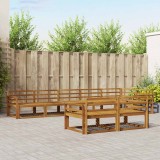 vidaXL Set de canapele de exterior 8 pcs natural Lemn Solid de Acacia 3367752