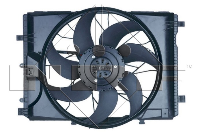NRF 47848 Ventilator, radiator