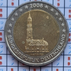 Germania 2 euro 2008 UNC - Bundesländer – State of Hamburg - km 261 - E001