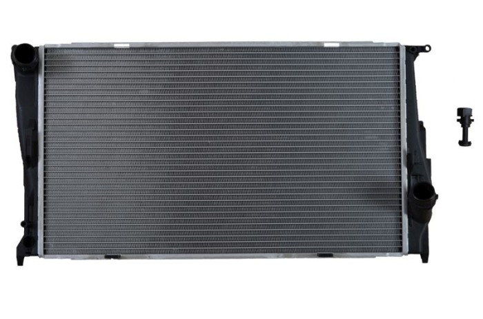 Radiator Bmw Seria 1 E87/E88/E81/E82 11, 3 E90/E91/92/93 13, X1 E84 15, motor: 2.0 d, intrare/iesire conectare rapida, 17117558480; 17117788903