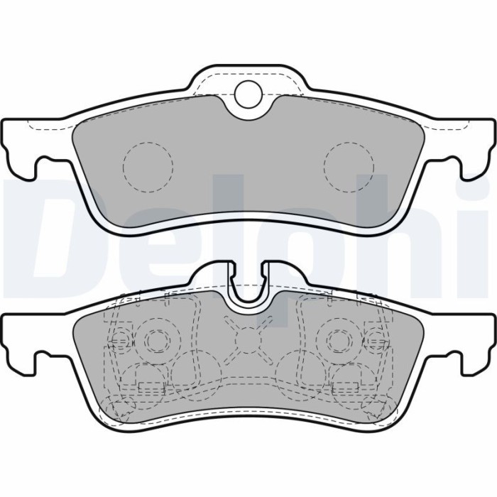 DELPHI LP1912 set placute frana,frana disc