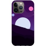 Husa compatibila cu Apple iPhone 13 Pro Max model Minimal Night, Silicon, TPU, Viceversa