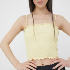 Levi's top femei, culoarea galben