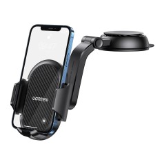 Ugreen - Car Holder LP405 (20473) - Waterfall-Shaped with Suction Cup for Dashboard - Black